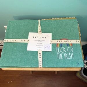 Rae Dunn embroidered place mats NWT